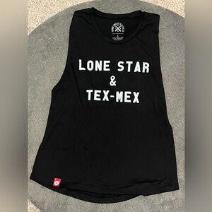 Tumbleweed Texstyles Lone Star and Tex Mex Womens Muscle Tank Top Black Graphic